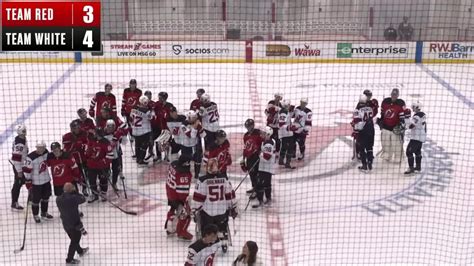 Post Game Interviews After Devils Development Camp Scrimmage New