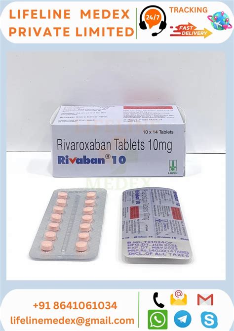 Rivaroxaban Rivaban Mg Tablet At Rs Stripe In Nagpur Id