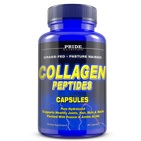 Collagen Peptide 60 Capsules High Quality Health Nutrition