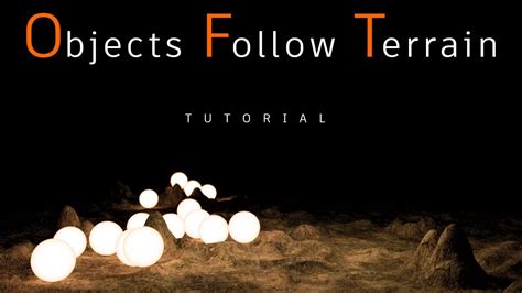 Ds Max How To Make Objects Follow The Terrain With Tyflow Youtube