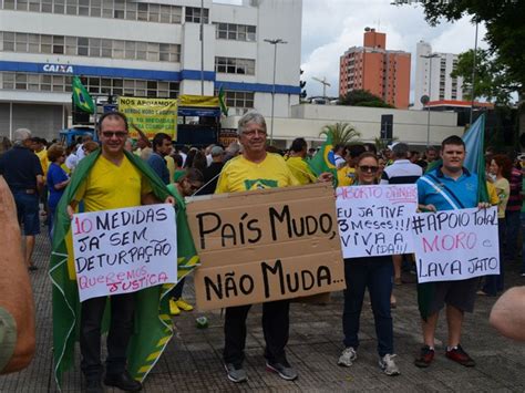 G1 Piracicaba e Limeira têm atos contra corrupção e a favor da Lava