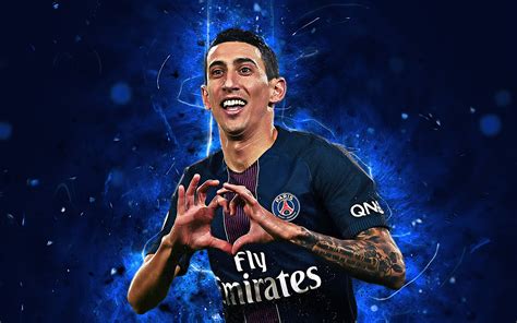 Download Paris Saint Germain Fc Argentinian Soccer Ángel Di María