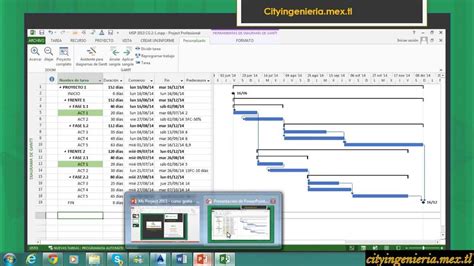 Ms Project Actividades Duraci N Y Vinculaci N Youtube