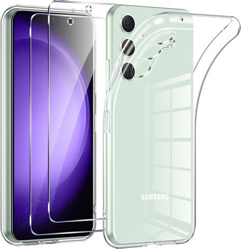 Niphabe Coque Compatible Avec Samsung Galaxy S Fe G Transparente