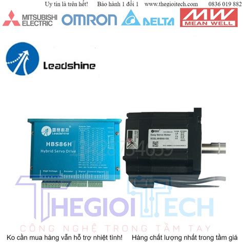 Bộ động Cơ Hybrid Servo Leadshine 4 5nm 86cme45 1000 Và Driver Hbs86h Hỗ Trợ Kĩ Thuật Trọn đời