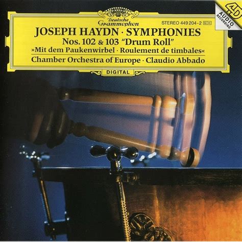 Claudio Abbado Chamber Orchestra Of Europe Joseph Haydn Symphonies