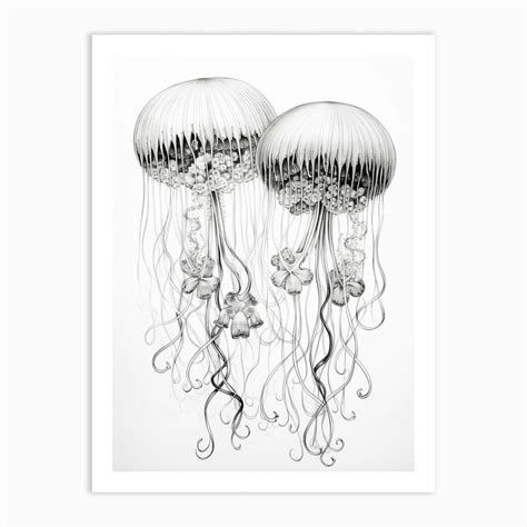 Turritopsis Dohrnii Importal Jellyfish 1 Art Print by Aqua Art Gallery - Fy