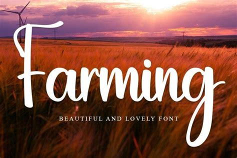 Farming Font Free Download Freefontdl