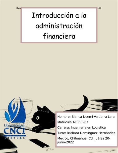 Proyecto Modular Introducci N A La Administraci N Financiera