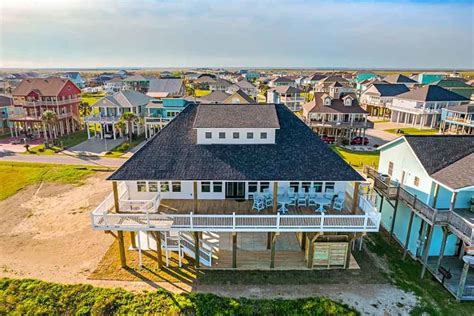 The Beach Bull Galveston Vacation Rental At Port Bolivar