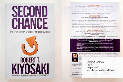 SECOND CHANCE BY ROBERT KIYOSAKI, Hobbies & Toys, Books & Magazines ...