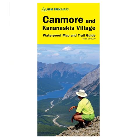 Gemtrek Map Canmore Kananaskis Village Vertical Addiction Vertical