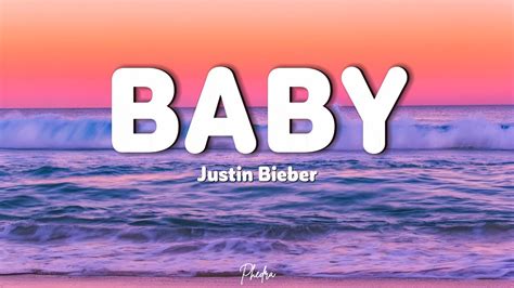 Justin Bieber Baby Ft Ludacris Lyrics Video Youtube