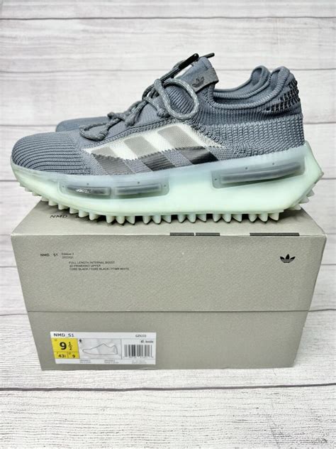 Adidas Nmd S1 Onyx Ice Mint Glow Mens Size 95 Box Included Gz9233 Ebay