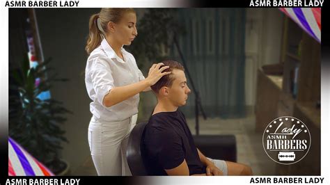 💈 Asmr Head And Face Massage For Men By Barber Lady Irene Youtube