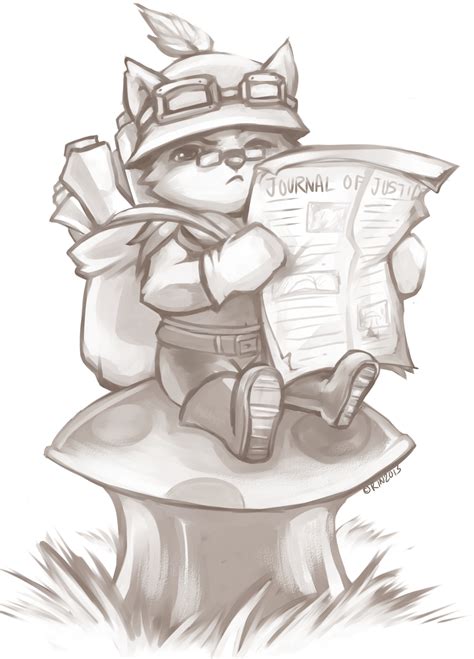 League Of Legends Teemo Drawing