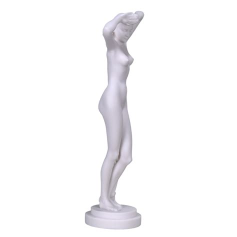 Nude Woman Cast Marble Statue Naked Female Erotic Greek Ancient Art Sculpture