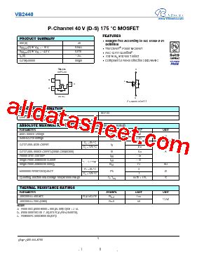 Vb Datasheet Pdf Vbsemi Electronics Co Ltd