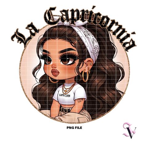 Chicana Zodiac Pt Bundle Chicana Chola Chibi Style Latina Shirt Png