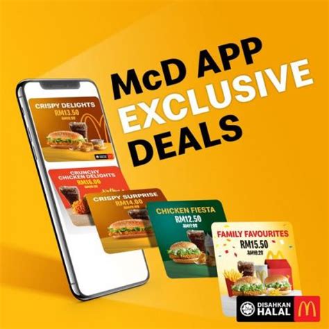 McDonald's App Exclusive Deals Promotion (valid until 12 Oct 2022)