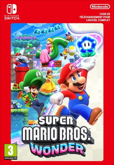 Code De T L Chargement Super Mario Bros Wonder Nintendo Switch Jeux