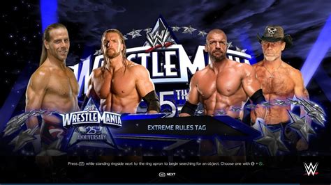 Triple H Shawn Michael Vs Triple H Shawn Michael Extreme Rules