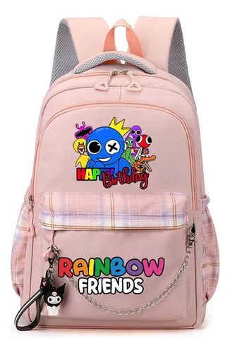 Mochila Escolar Rainbow Friend Para Ni Os De Primaria Cuotas Sin Inter S