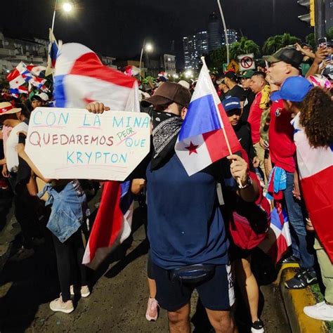 Panamá Quinta jornada de protestas contra concesión minera Resumen