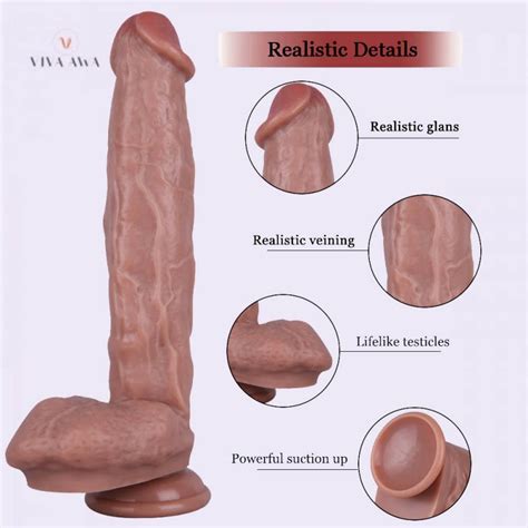 11 Inch Realistic Liquid Silicone Big Dildo Adjustable Strap On Harness Kit