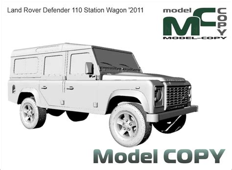 Land Rover Defender Station Wagon D Model Model