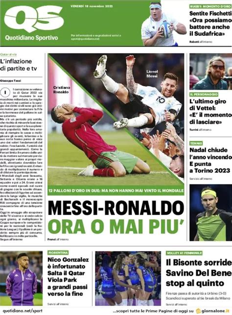 Rassegna Stampa Le Prime Pagine Dei Giornali