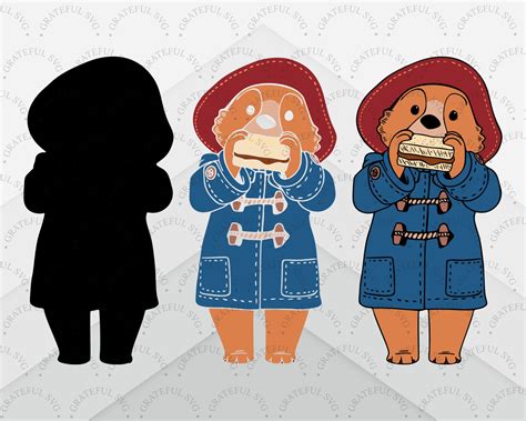 92 Paddington Bear Svg