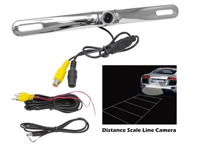 Pyle PLCM18SC License Plate Mount Rear View Backup Color Camera W