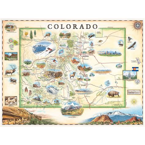 Free Printable Colorado State Map