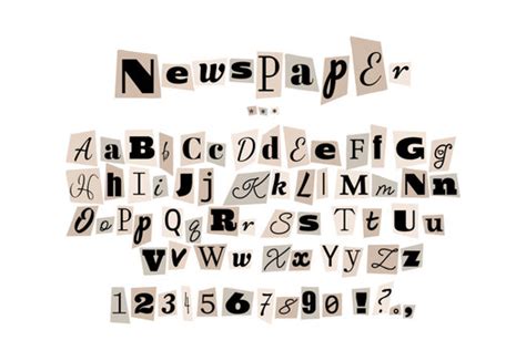 Letters Cut Out Newspaper Images Browse Stock Photos Vectors