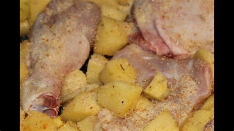 Cosce Di Pollo Con Patate Ricetta Squisita Youtube