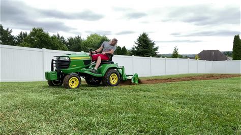 John Deer X739 With 647 Tiller Youtube