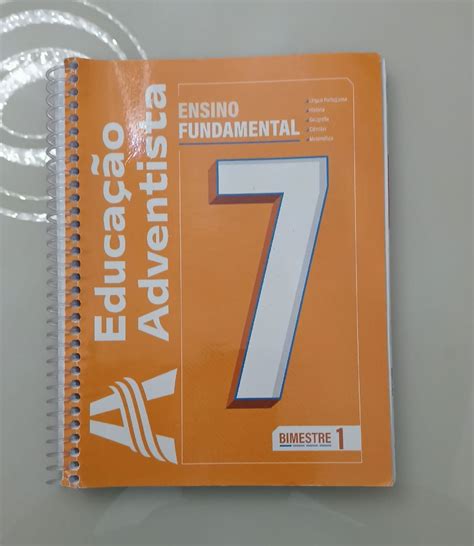 Apostila 7 Ano 1 Bimestre Colégio Adventista Livro Adventista Usado 81279233 Enjoei