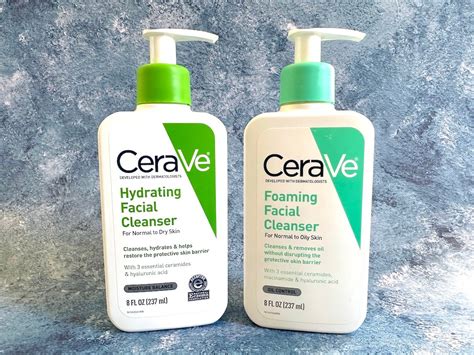 Cerave Hydrating Cleanser Vs Foaming Cleanser A Beauty Edit