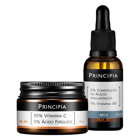 Kit Principia Vitamina C Cidos Hialur Nicos Escorrega O Pre O