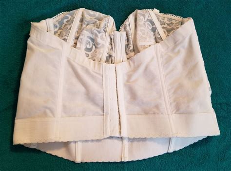 Goddess White Lace Longline Strapless Bra Bustier Bri Gem