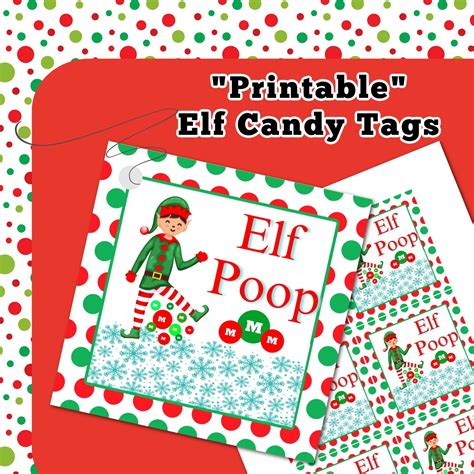 Elf Poop Christmas Candy Tags Elf Poop Tags Elf Ideas Elf Treat