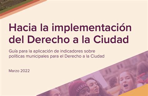 Presentación Guía de indicadores Hacia la implementación del Derecho a