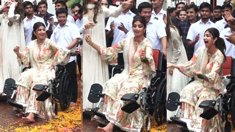 Shilpa Shetty Crazy Dance At Ganpati Visarjan 2022 Youtube