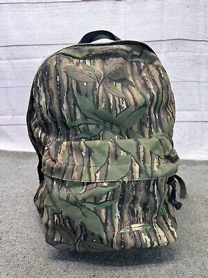 Vintage Fieldline Realtree Camo Nylon Backpack Hunting Hiking Made In