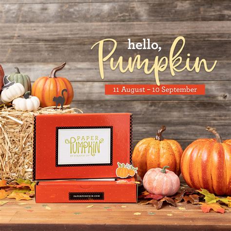 September Paper Pumpkin Stamp With Michelle Ann