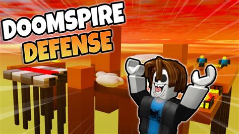 Lost On Easy Doomspire Defense Roblox Youtube