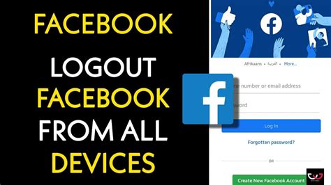 Logout Facebook From All Devices Facebook Logout All Devices Fb