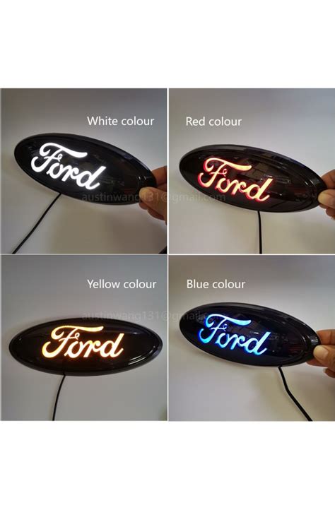 Dynamic Illuminated Glowing Emblem Badge Logo For Ford Explorer Everest Edge Escape Territor