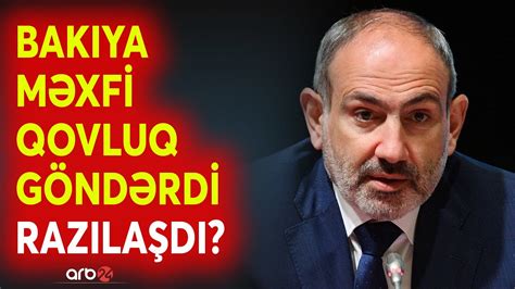 SON DƏQİQƏ Paşinyan Azərbaycana TƏCİLİ cavab verdi Qazaxda görüşü